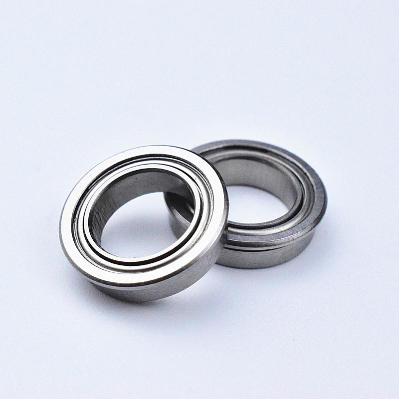 Flange Thin-section F6700ZZ  Chrome Steel Material Metal Sealed Bearings  10pcs 10*15(16.5)*4(mm)