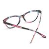 Flowers Vintage Presbyopic Glasses Reading Glasses Anti-Blue Light Eyeglasses Eye Protection