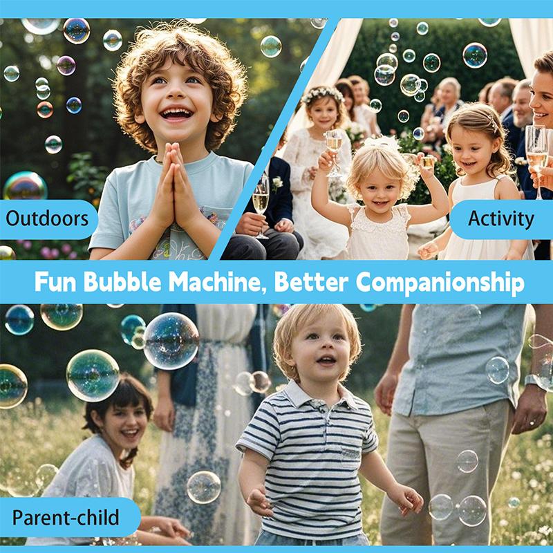 Children'S Bubble Toy Handheld Bubble Machine Parent-Child Interaction Wedding Bubble Toy Without Battery Bubble Water