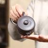 140ml Yixing Purple Clay Teapots Famous Handmade Bamboo Joint Tea Pot Chinese Zisha Teaware Beauty Tea Infuser Kettle Tea Set