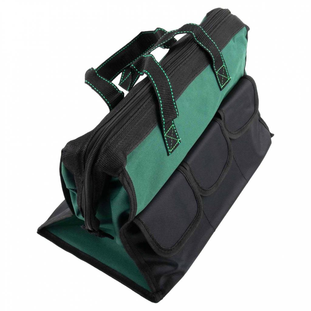 Conveniently Portable Waterproof Tool Bag with Wide Mouth Opening for Tools