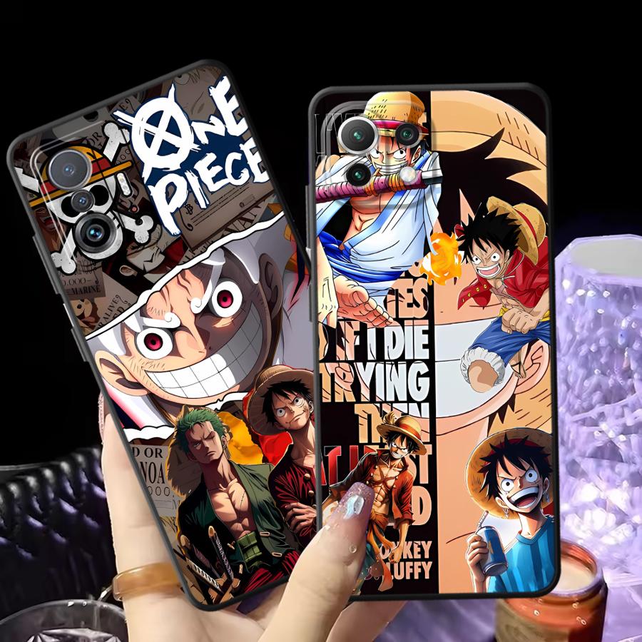Case for Xiaomi Mi CC9Pro 10T 13 9T 11T 14 Pro 9 10 11 13 Lite Phone Cover Anime Luffy Zoro