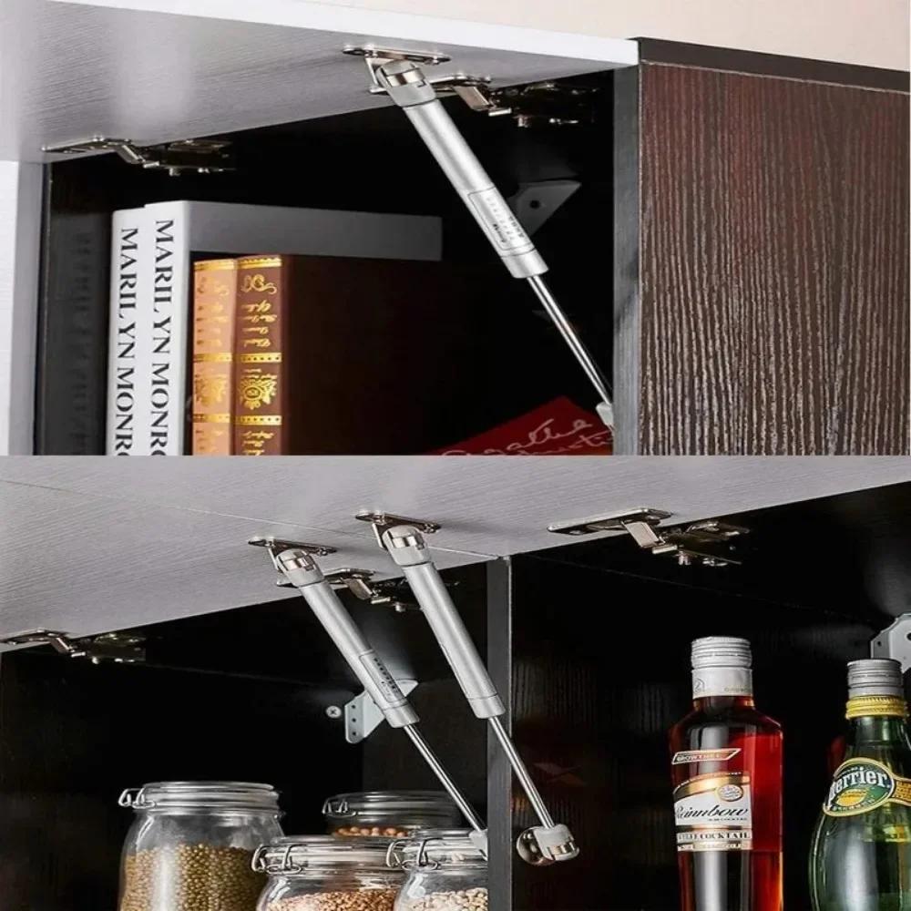 6/8inch Gas Springs 100N Gas Struts Lift Supports Shocks Soft Close Hinges Furniture Cabinet Door Lid Stay for Storage Box Strut