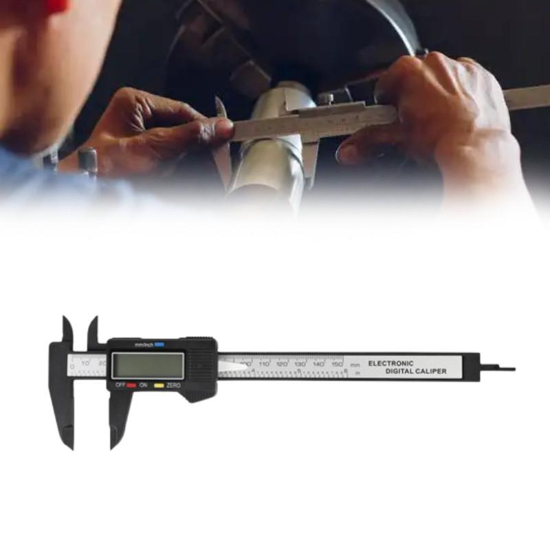 High Digital Quality Vernier Caliper Lcd Electronic 150mm Gauge Steel Ruler