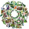 35pcs-50pcs Cartoon Floral Stickers Cute Witch DIY Stickers Sticker Pack For DIY Phone Guitar Laptop Notebook Suitcase Cup DIY