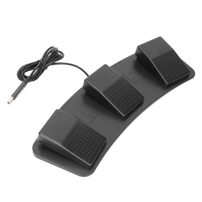 USB Triple Foot Switch Pedal Multifunctional Mechanical Switch Foot Switch Pedal for Playing Game Factory Testing