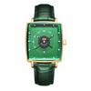 High-End Men'S Quartz Movement Watch Fashion Square Disc Belt Watch