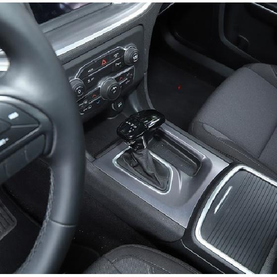Black Gear Shift Knob Decor Cover Trim For Dodge Charger 2015+Durango 2018+