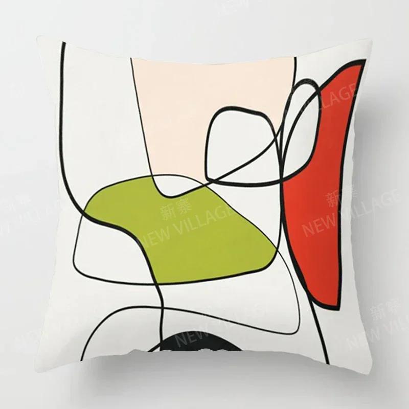 Nordic Fall Home Decor Autumn Throw Pillow Cover Sofa Cushion Cover Modern Morandi