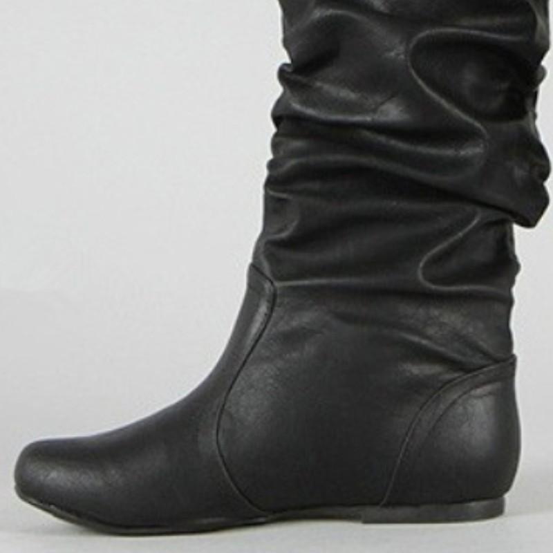 Vintage Knee High Boots Women Winter Spring Shoes 2025 Wedge Heels Women's High Long Riding Boots Brown Grey Black Shoe Footwear