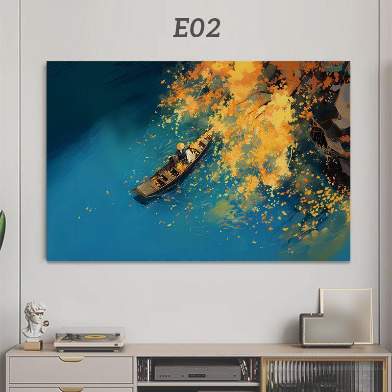 Scenery Printing Cloth Full Coverage Thickened High Elastic Dust Proof Cover Curved Screen and Straight Screen Universal Tv Hood