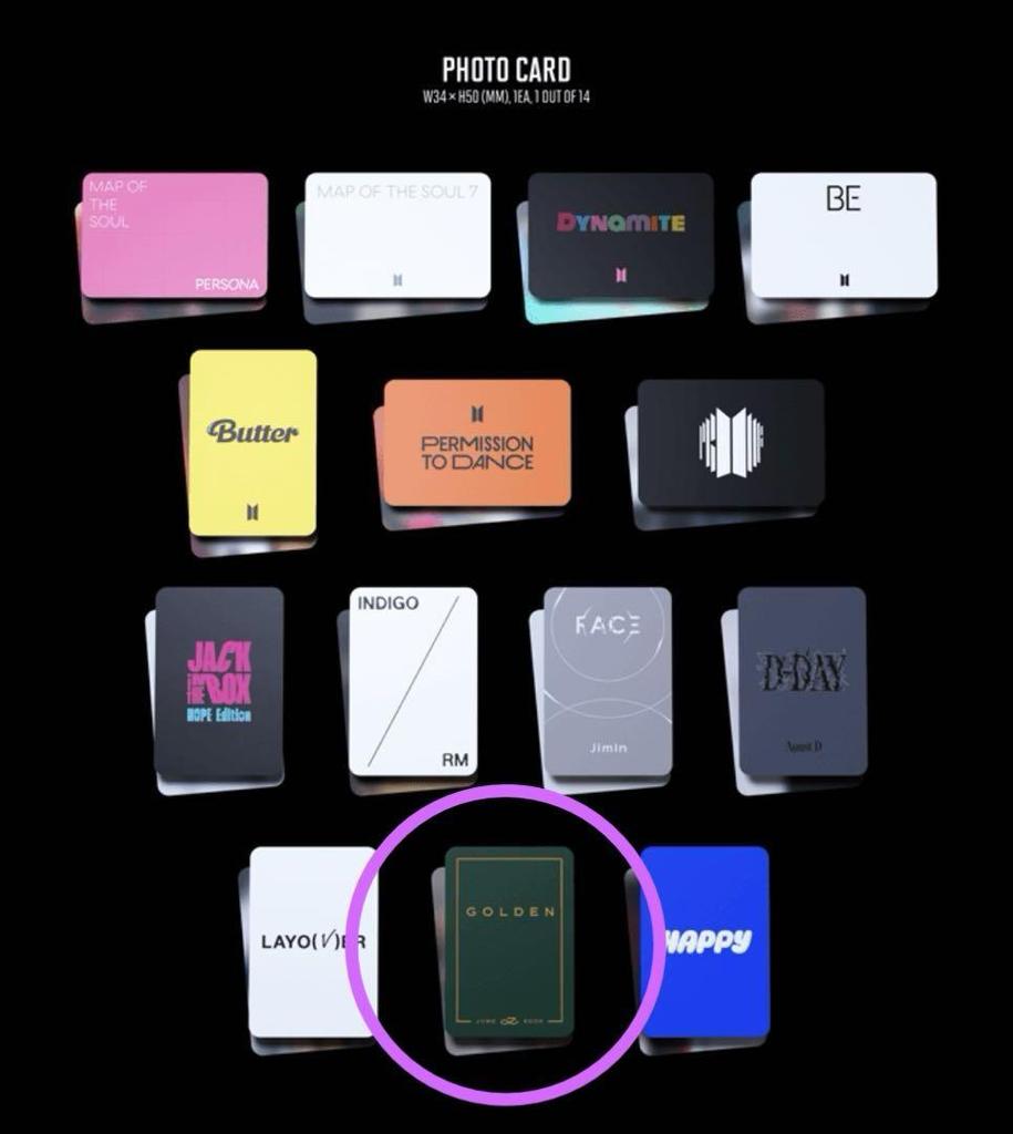 [USED] BTS FESTA 2025 Capsule Album Jungkook GOLDEN