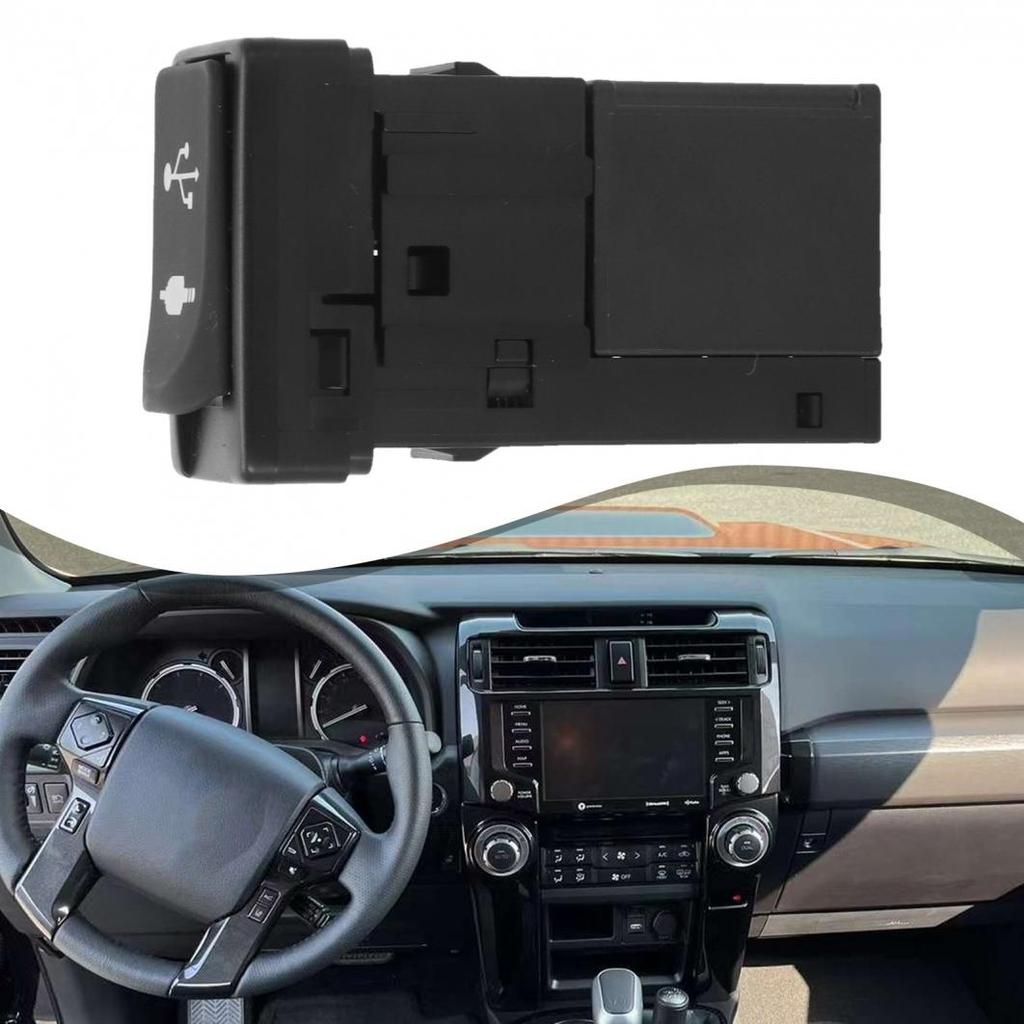Reliable Car USB AUX Audio Port Adapter Compatible With For Toyota 2014 2019