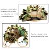 Camo Net Airsoft Helmet Cover Nylon Drawstring Helmet Scrim Hunting Accessory