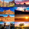 Natural Scenery Theme Background Cloth Desert Gobi Cactus Indoor&Outdoor Event Background Cloth for Parties and Decor,Desert Theme Decor