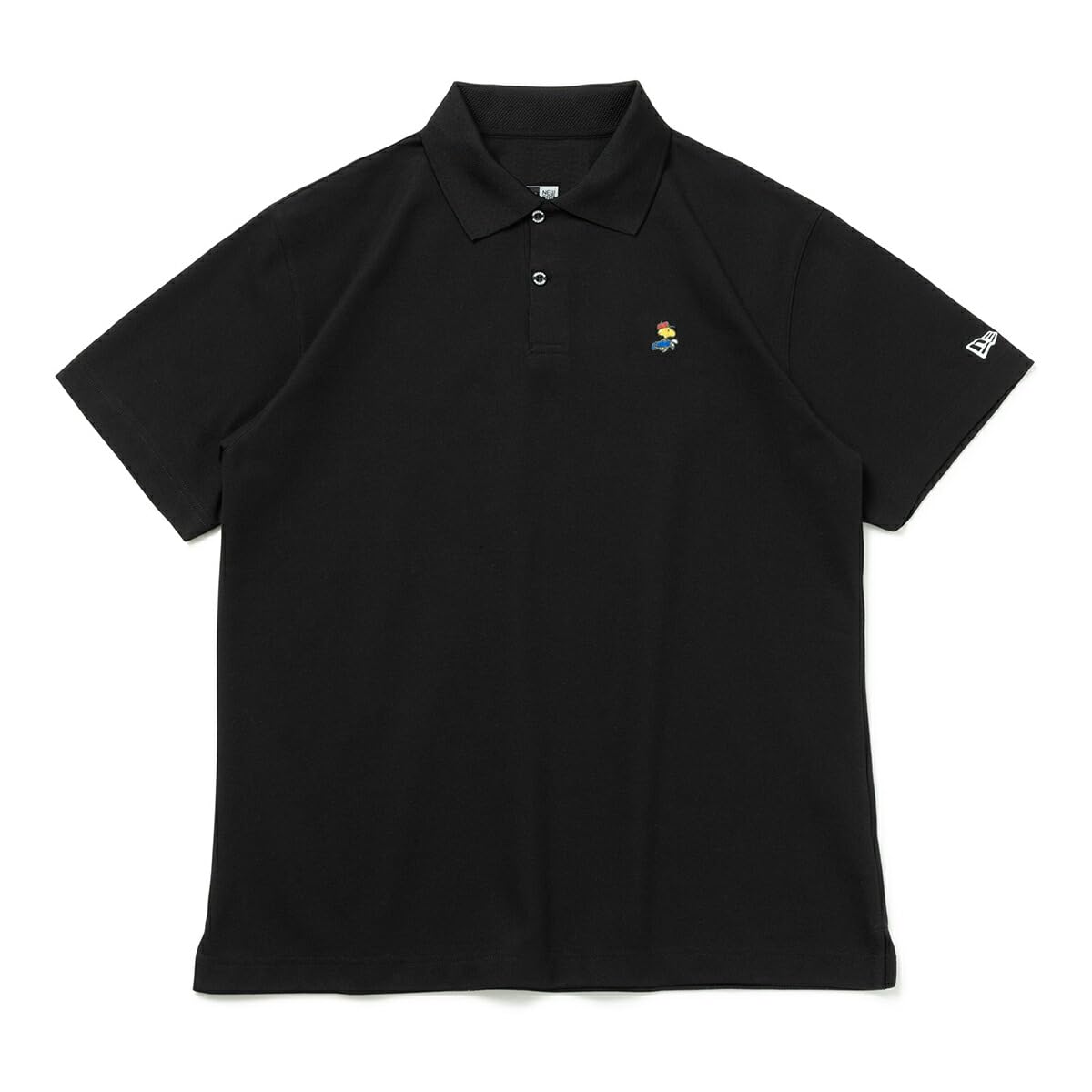 

Футболка-поло для гольфа Peanuts Snoopy Collaboration Black S GF SS PL BLK [New Era]