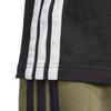 Adidas Essentials Short Sleeve Size L Men's 3-Stripes T-Shirt, KTF02, Black/White (JD1906),