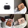 European And American Retro Style Small Saddle Bag With Deer Pendant Pu Shoulder Bag