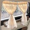 Car Curtain Universal Car Sunscreen Sunshade Princess Style Creative Blackout Car Privacy Curtain Car Accessories For Women