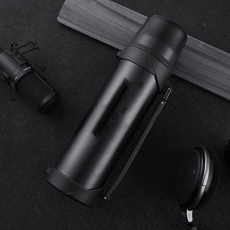 Happiece 1.5L Portable Insulated Stainless Steel Travel Flask