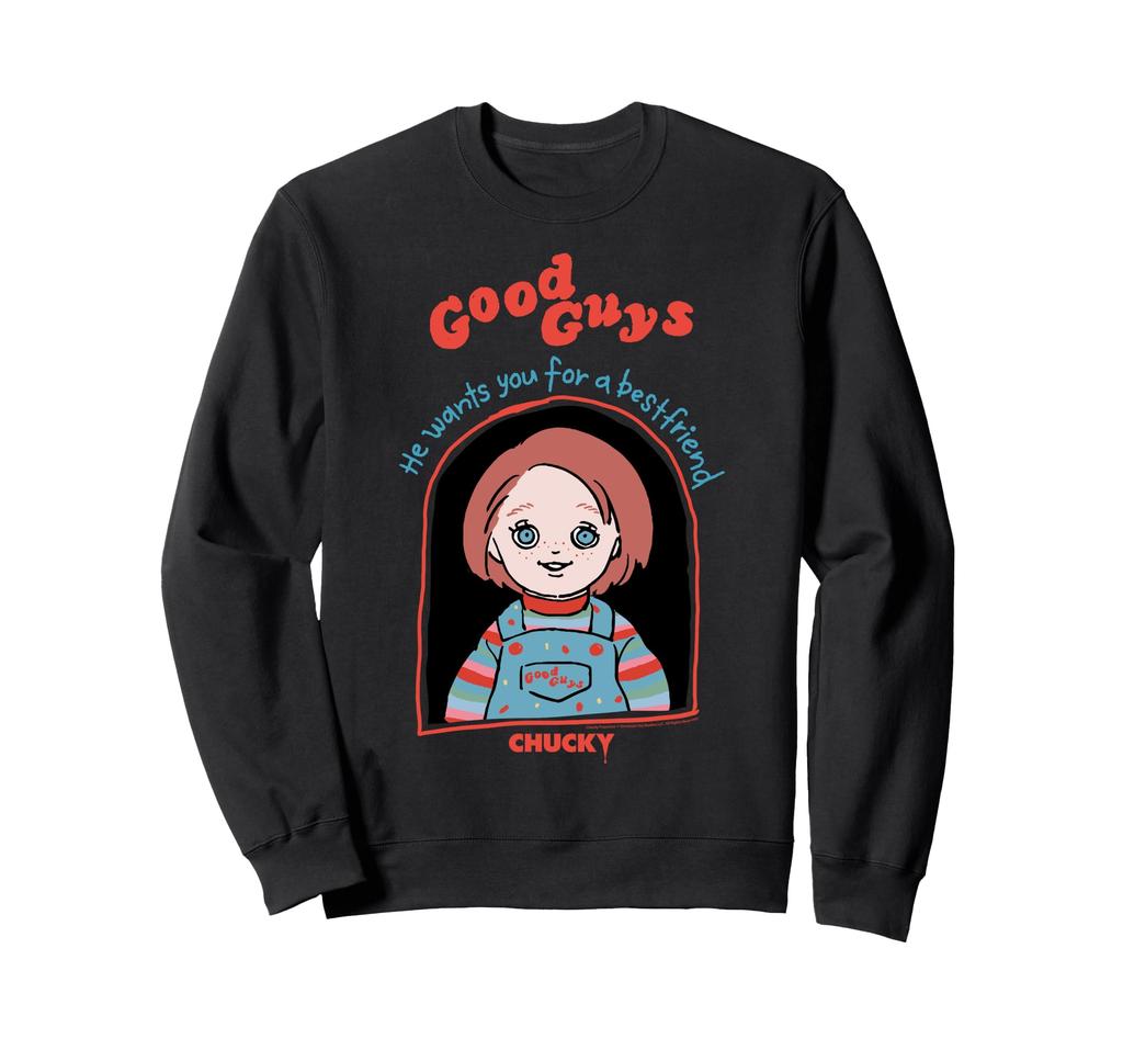Chucky Good Guys Doll Box Doodle Sweatshirt