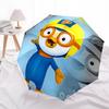 1pc Pororo Penguin Automatic Folding Umbrella, Portable Collapsible Design, Casual Outdoor Accessory L1127063