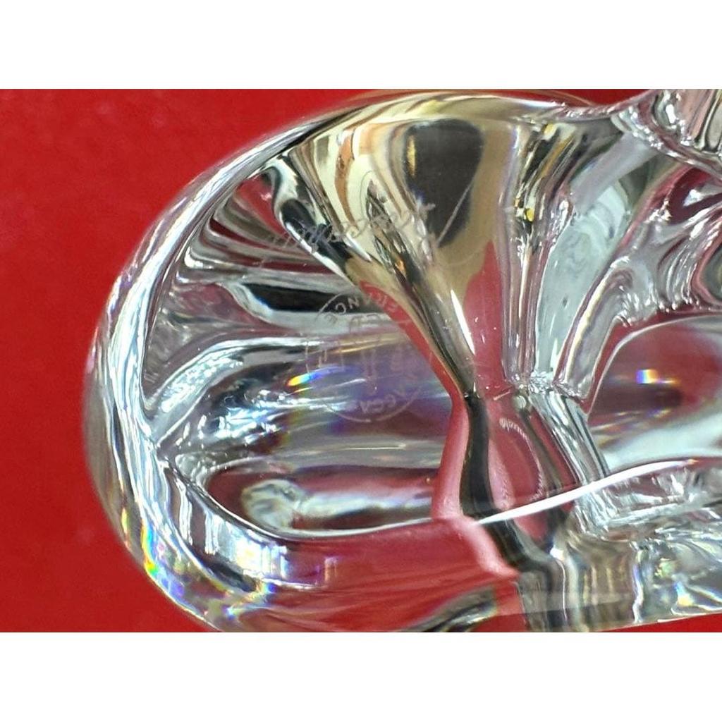 Used Baccarat Zodiac Snake Snake Crystal Figurine Figurine