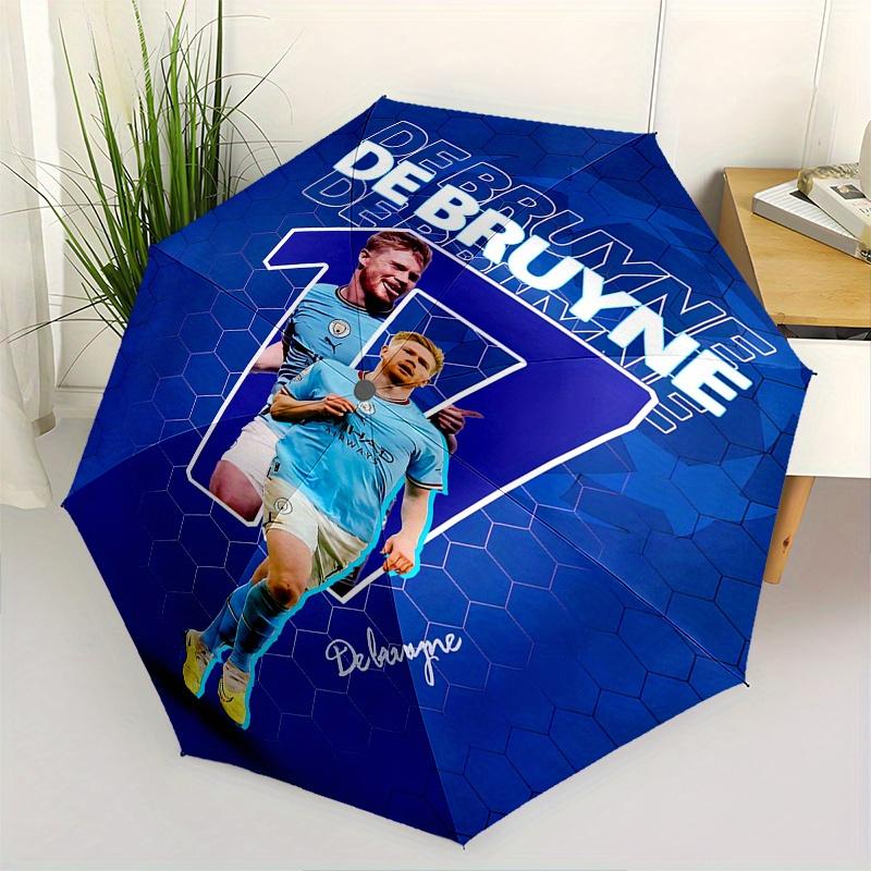 

Football Player, Number 17 Automatic Opening and Closing Umbrella, Compact Travel Umbrella, Lightweight and Portable, Suitable for Beach Com