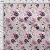 oneOone Cotton Cambric Light Pink Fabric Florals Dress Material Fabric Print Fabric By The Yard 42 Inch
