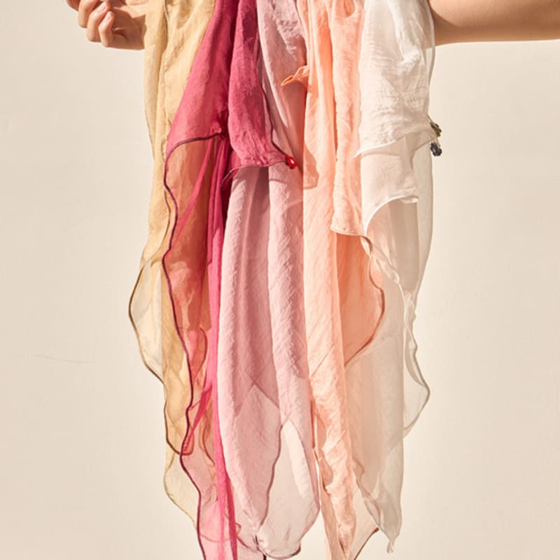 Meminn täglicher Seidenschal 9 Farben(auswählen 1)