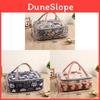 Insulated Canvas Lunch Tote Bag With Thickened Food Container For Students And Office