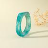 Translucent Acrylic Bracelets Gradient Chunky Cuffs Wrist Jewelry Resin Bangles  Summer Beach