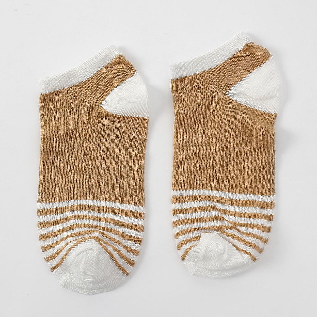 20 Paar gestreifte Damen-Knöchelsocken Sommersocken