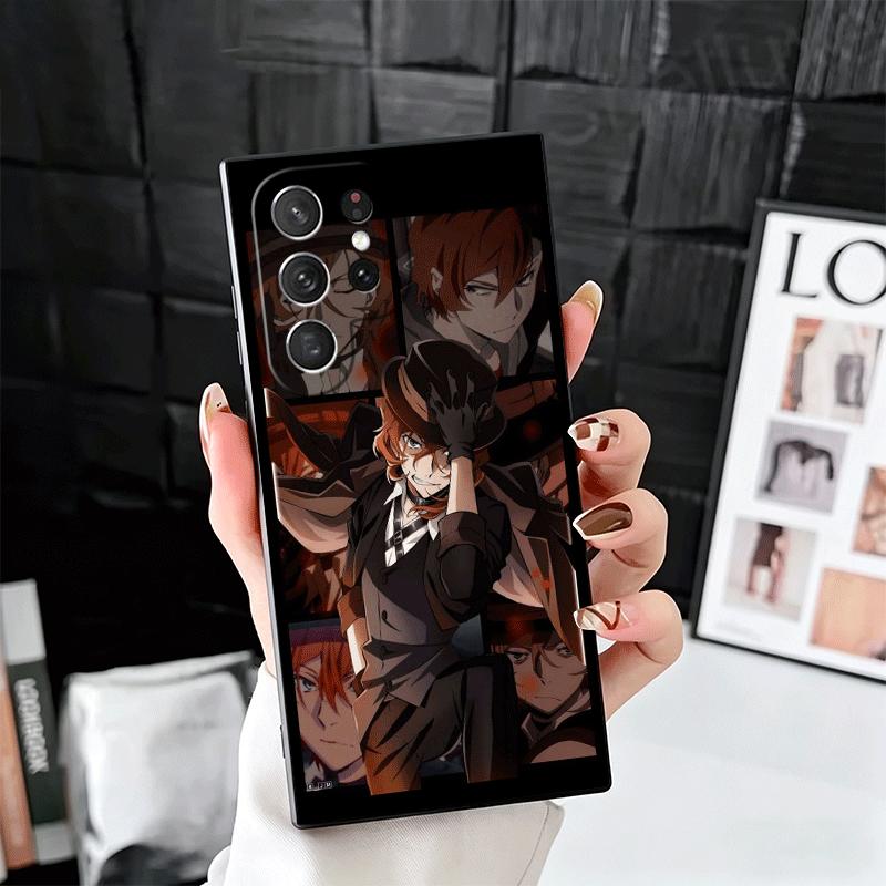 

Bungo Stray Dogs Nakahara Chuuya Soft Phone Case for Samsung Galaxy S26 S25 Edge S24 Ultra S23 Plus S22 S21 FE S20 Black Cover B Samsung S22 Plus