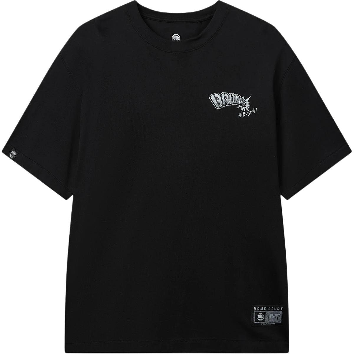 Мужская футболка с коротким рукавом Li Ning Badfive Letter, удобный пуловер, топ AHSW671-1 3XL