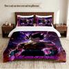 Set Biancheria da Letto Personalizzato con Nome Vegeta 3 Pezzi Morbido Set Copripiumino Per Camera da Letto Decorazione Casa