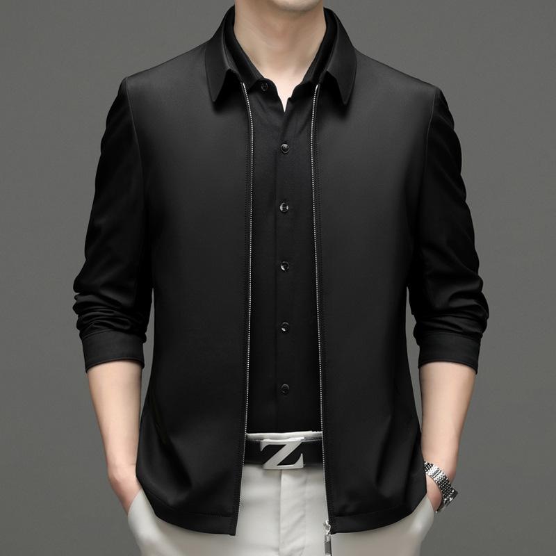 

Весна и осень новый пиджак с лацканами мужская универсальная тонкая куртка мужская повседневная мужская одежда для пап 4XL