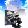Adorable Sitting Gojo Satoru Pvc Figure 16cm Quality Anime Jujutsu Kaisen Decor