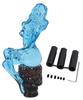 Life Palette Crystal Extension Booty Naked Sexy American Shift Knob Funny Goods Gift Gift (Blue)
