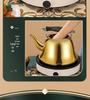 Commercial Stainless Steel Whistling Kettle for Tea & Soup Refill in Restaurants & Homes
