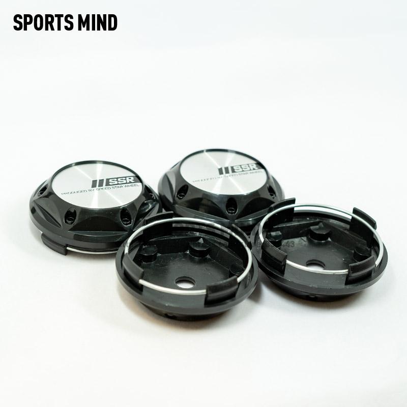 

4PCS/lot 68MM Car Wheel Center Hub Caps for SSR PRODUCED BY SPEED STAR WHEEL Emblem Logo chrome / black car Styling accessories