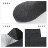 Men's Black Cotton Socks - Deodorant, Sweat-Absorbent, All-Season, Casual Mid-Tube Socks for Spring, Summer, and Autumn.