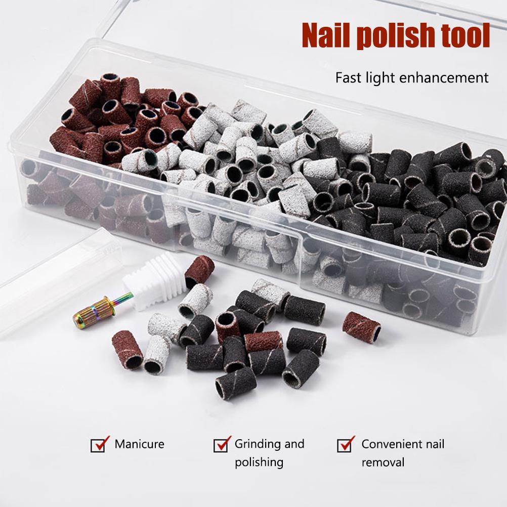 Nail Drill Accessories Bits Polishing Sanding Bands Grinding Head