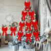 Red Velvet Christmas Bow DIY Gift Box & Tree Decoration
