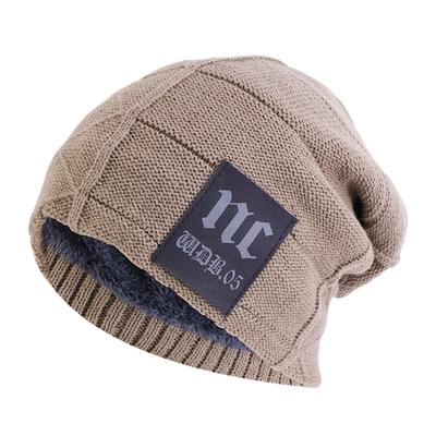 Beanies Skullies Fashion Letter Knitted Women Hat Winter Adult Men Warm Outdoor Colorful Casual Bone Soft Wool