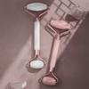 Dual Head Face Roller Pink Crystal Massager Beauty Tool for Wrinkle Reduction and Glowing Skin Complete Skincare Set