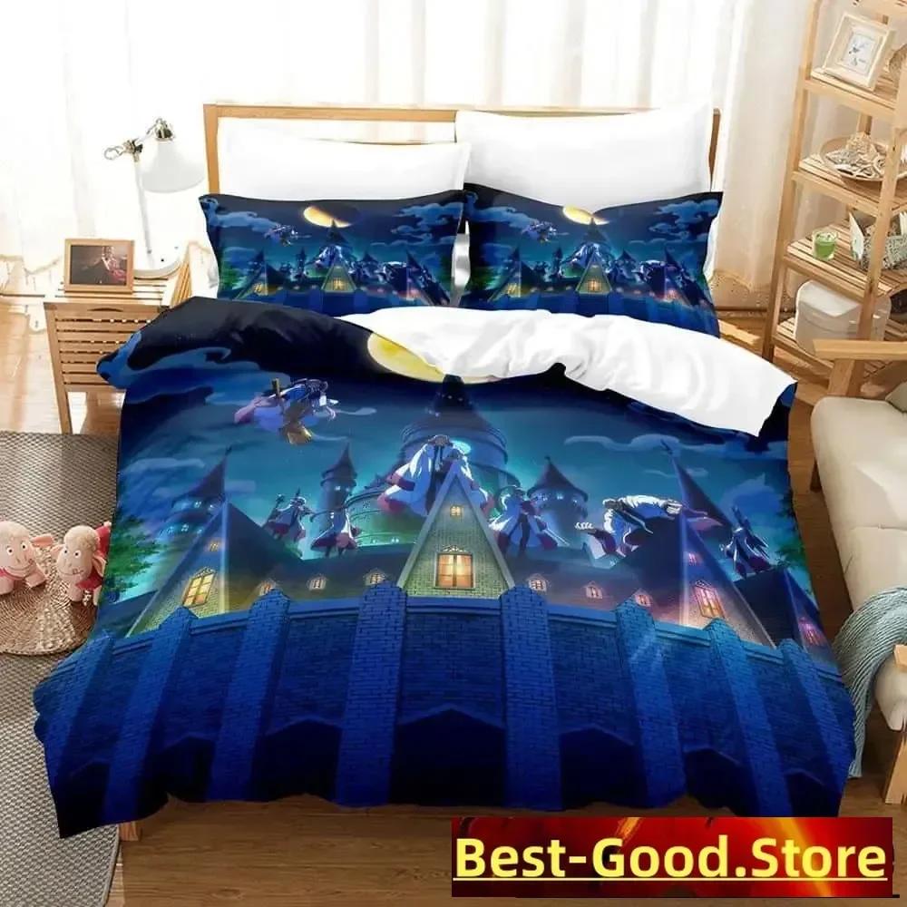 3D tisk Anime Mashle Kouzla a svaly Povlečení Jednolůžko Twin Plné Královské Velikost Postele Dospělý Dítě Ložnice Povlak na přikrývku Sady
