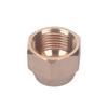 Brass Tube Nut for Car Air-Conditioning Line Service, Six-Sided 4 Pack Fitting for Vehicle and Motorcycle Use Work