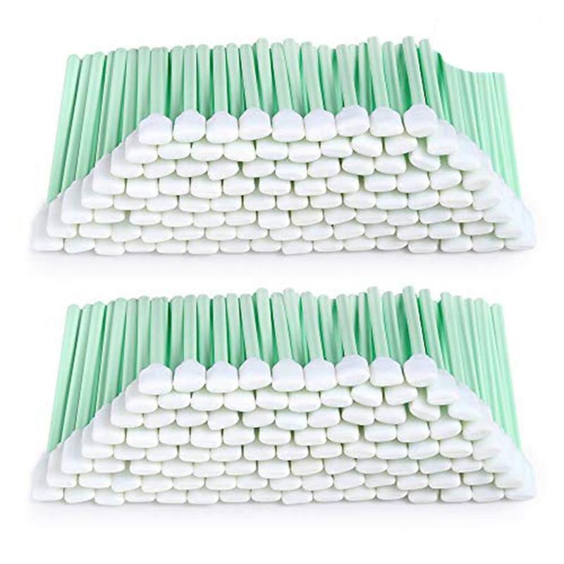A20F-100PCS Foam Cleaning Swab Sticks For Lab, Dust-Free Cleaning Sponge Tip Swabs For Camera Lenses, Optical Lenses