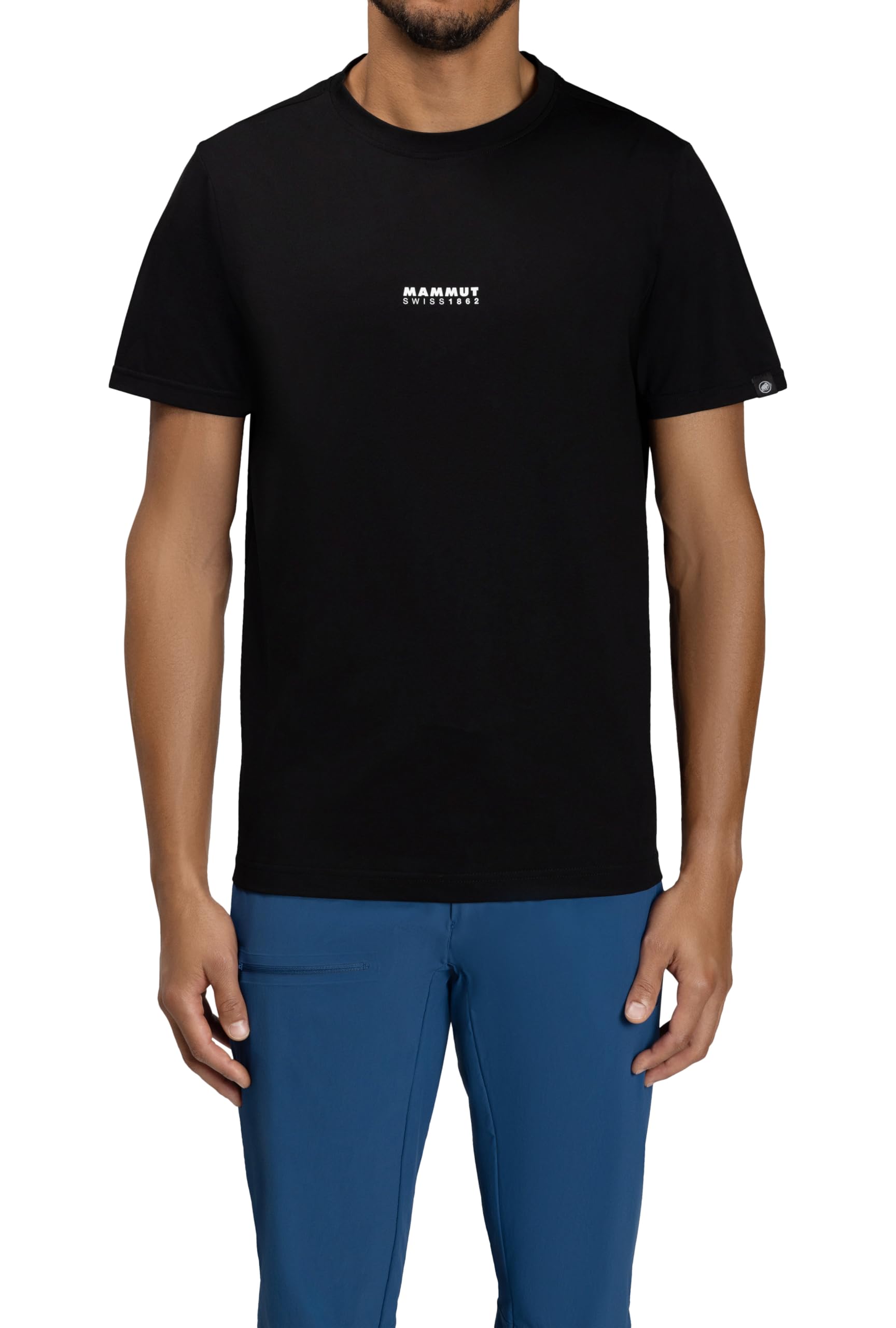 

QD Logo Print Asian Fit Logo Print AF Men черная PRT1 [Mammut] Футболка мужская/QD Футболка 1017-02012